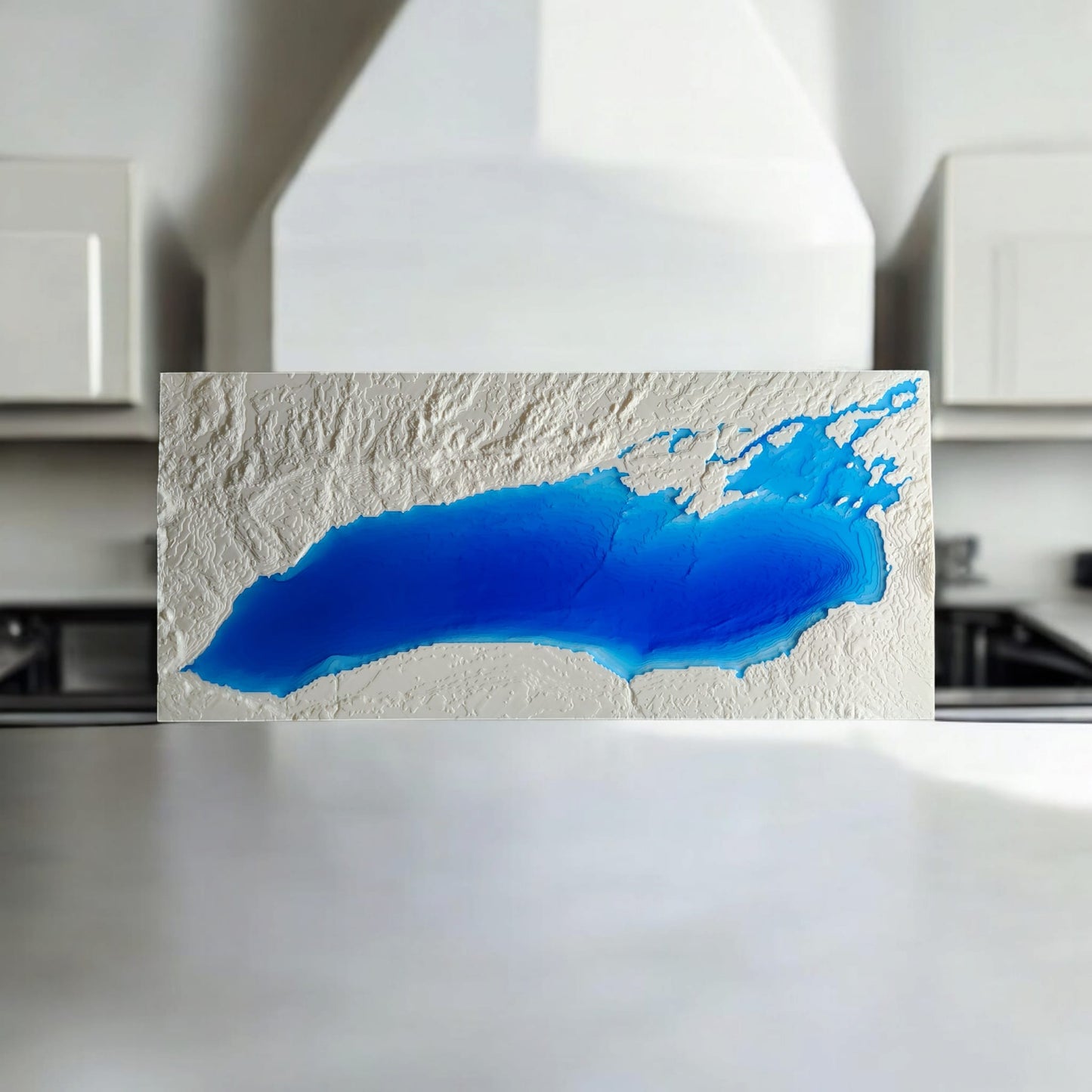 Lake Ontario: 3D Handcrafted Lake Art