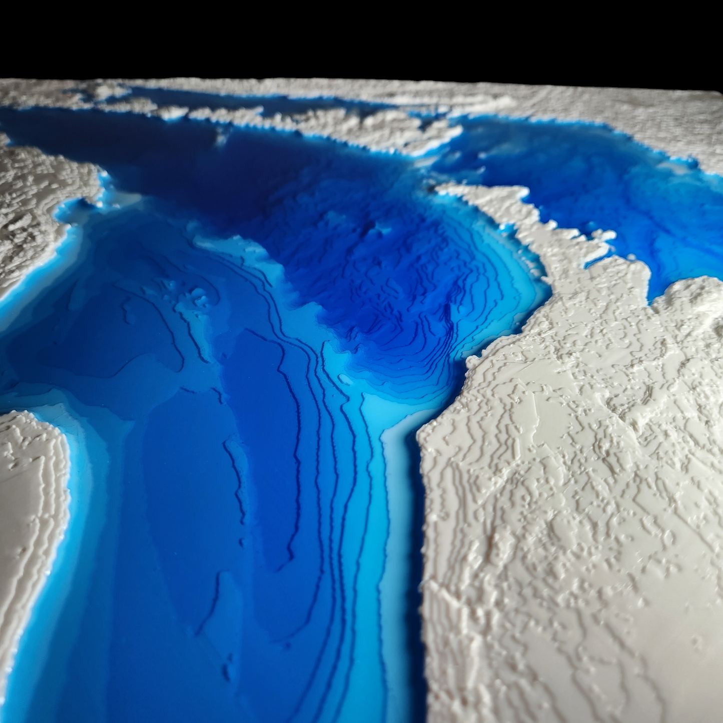 Lake Huron: 3D Handcrafted Lake Art