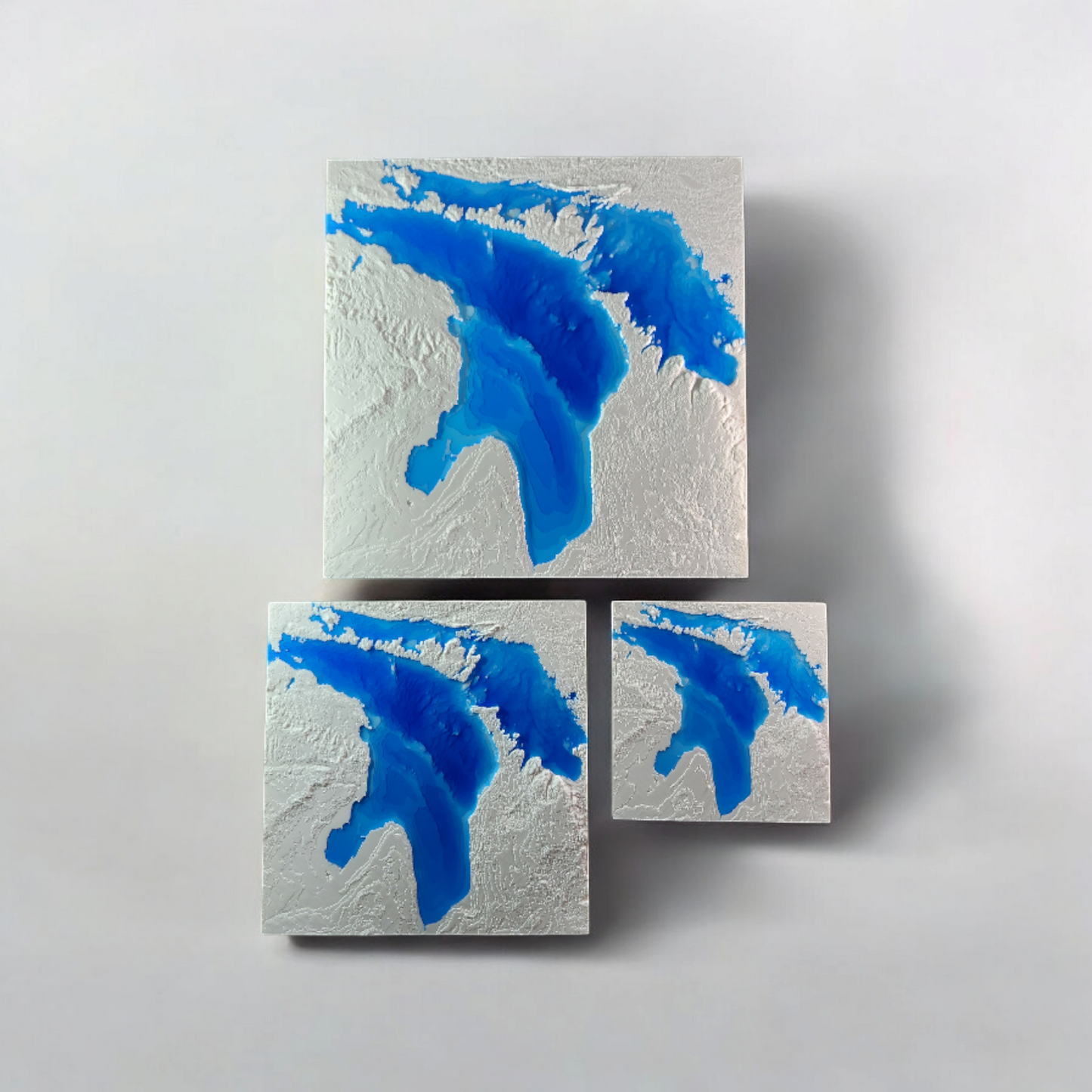 Lake Huron: 3D Handcrafted Lake Art