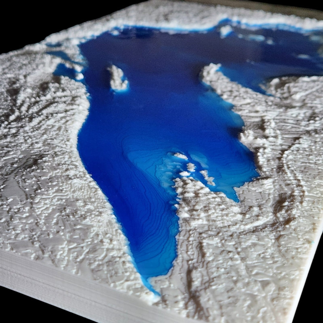 Lake Superior: 3D Handcrafted Lake Art