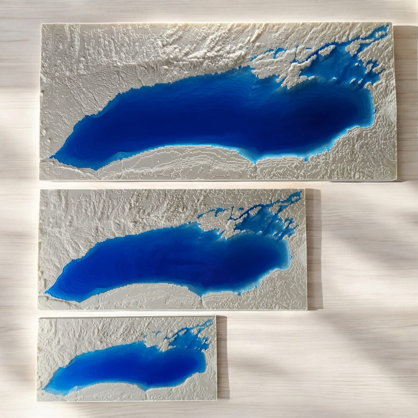 Lake Ontario: 3D Handcrafted Lake Art